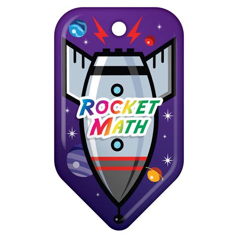 Rocket Math Brag Tags