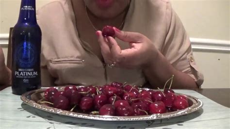 Asmr Eating Cherries Youtube
