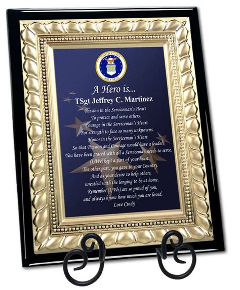 Military T Usaf Plaque Poem For Retirement Discharge Going Etsy