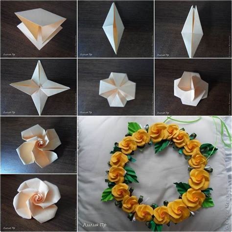 How To Diy Beautiful Origami Rose Origami Rose Crafts Origami Design