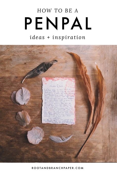 How To Be A Pen Pal Letter Writing Tips Inspiration — Root And Branch