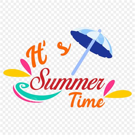 Summer Time Vector Art Png It S Summer Time Lettering Flat Design