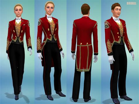 The Sims Resource Bruxel Royal Palace Footman Uniform