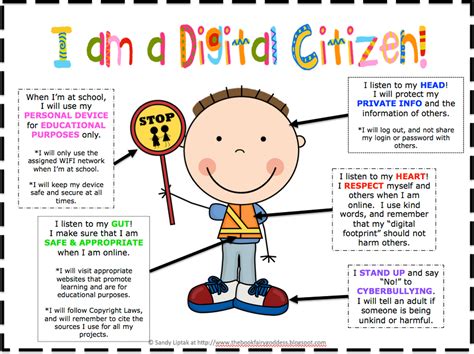 Awesome Digital Citizenship Poster For Young Learners ~ Educational