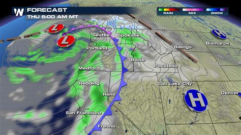 On saturday and sunday precipitation is expected. Active Weather Pattern for the Pacific Northwest This Week ...