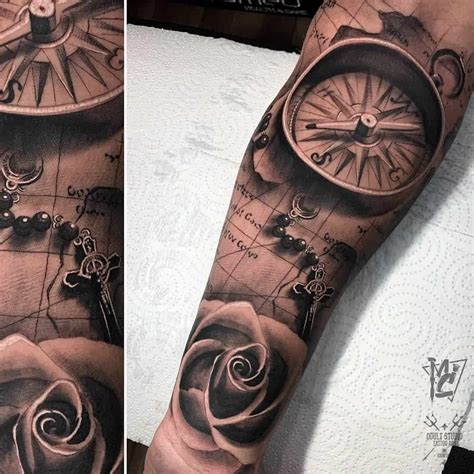Update More Than 70 Forearm Map Tattoo Vn