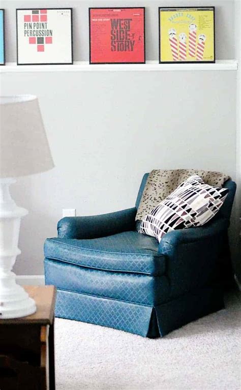 Yes, even those leftovers from your walls! How to Dye Upholstered Furniture | Bre Pea