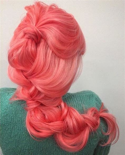 Pin By Heylee789 On Hair Hair Styles Coral Hair Dyed Hair