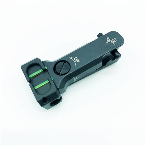 Vz58 Adjustable Fiber Optic Rear Sights Green Vz58 Usa