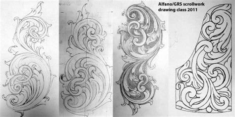 Scrollwork Hand Engraving Leather Tooling Patterns Tooling Patterns