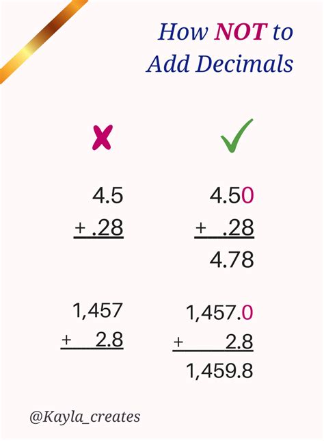How Do You Add And Subtract Decimals Step By Step Carol Jones