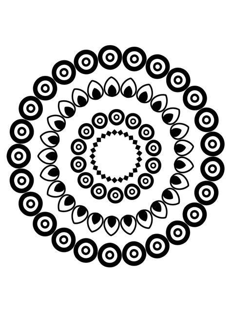 Coloriage Mandala Fleur 8 Coloriage Mandalas Coloriages Chiffres Et