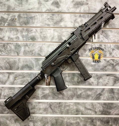Draco Nak9 9mm Ak Pistol With Shockwave Brace Gunshine Arms