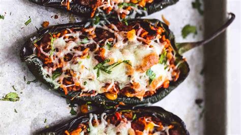 Southwest Stuffed Poblano Peppers Youtube