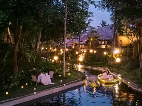 Kamandalu Ubud Dîner romantique en bateau dans une lagune tropicale GetYourGuide