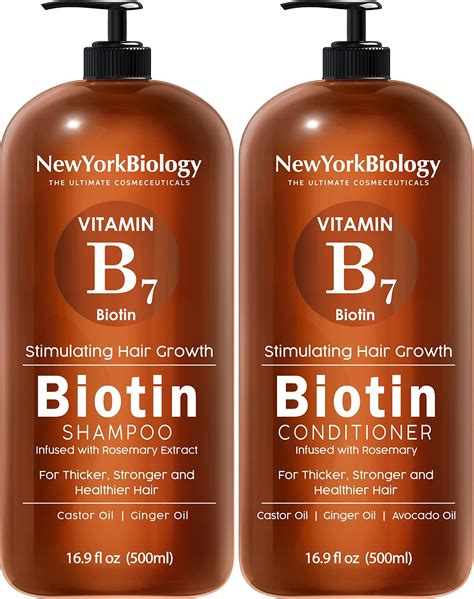 Biotin Shampoo And Conditioner Set For Hair Growth And Thinning Hair