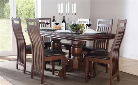 Top 20 Dark Brown Wood Dining Tables Dining Room Ideas