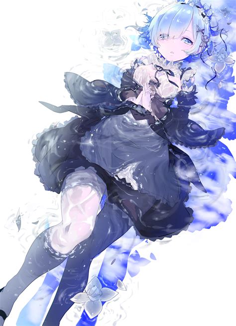 Wallpaper Illustration Anime Blue Re Zero Kara Hajimeru Isekai