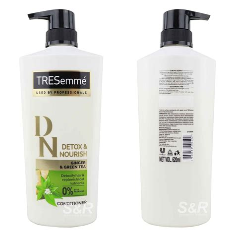 Tresemme Detox And Nourish In Ginger And Green Tea Conditioner 620ml