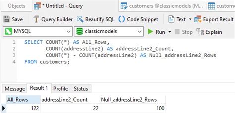 Null Values And The Sql Count Function