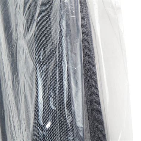 Hangerworld 50 Pack Of 40inch Clear Plastic Garment Bags For Hanging