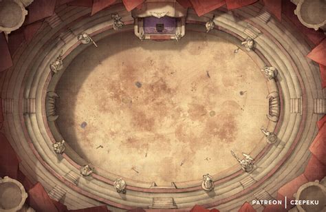 Colosseum Battlemap Pit Your Party Against Rabid Czepeku S Maps