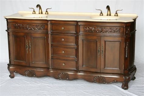Only 1 available and it's in 5 people's carts. 72" Adelina Antique Style Double Sink Bathroom Vanity in ...