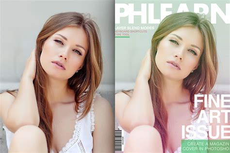 How To Stylize A Magazine Cover In Photoshop Phlearn
