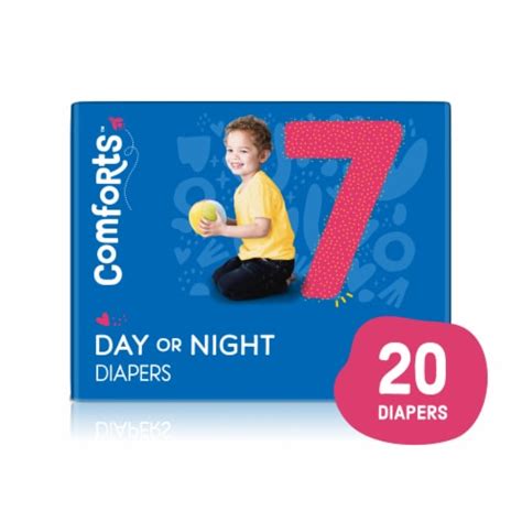 Comforts Day Or Night Baby Diapers Size 7 41 Lbs 20 Count Kroger