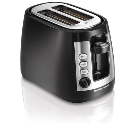 Hamilton Beach 800 Watt 2 Slice Black Toaster With Retractable Cord 22810