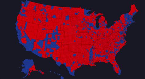 2024 Presidential Rematch By County Results Rpoliticalmaps