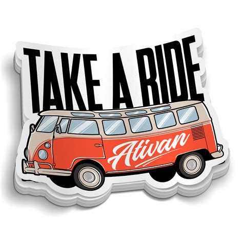 Take A Ride Sticker