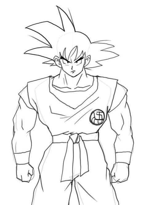 No matter how easy or hard a tutorial is, try to always start the sketch with the head (00 min 24 sec). Goku Snowboard/ Airbrush design | Goku drawing, Cartoon ...