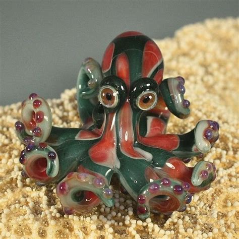 Octopus Ocean Sealife Handmade Lampwork Collectable Glass Pendant Bead