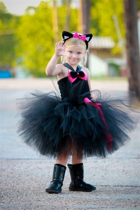 black cat tutu dress costume girls cat costume
