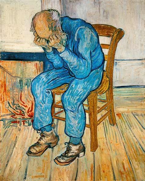 Old Man In Sorrow On The Threshold Of E Vincent Van Gogh En