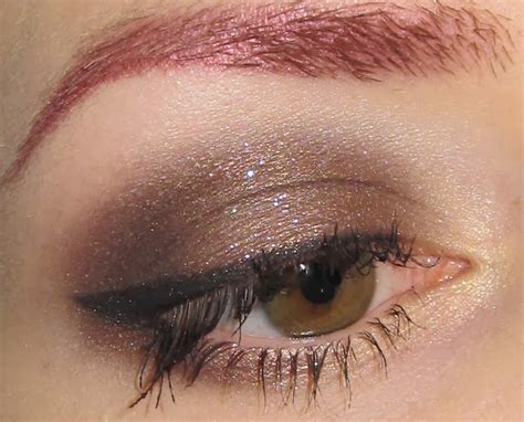 Glitter Is My Crack Golden Brown Eye Makeup Look