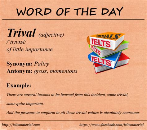 Trivial Word Of The Day For Speaking And Writing Task 2