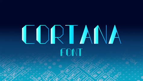 Licensed for personal and commercial use. Fresh Free Font Of The Day : Cortana | Designbeep