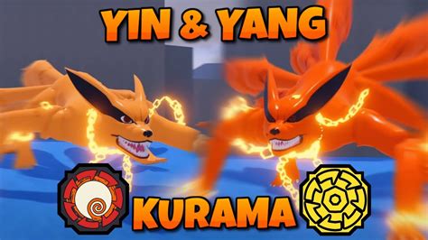 2 Kurama Yin And Yang 9 Tailed Beast Shindo Life Roblox Youtube