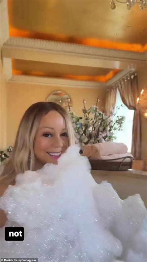 Mariah Carey Soaks In A Bubble Bath And Teases The Return Of Her Hit