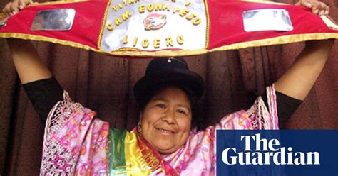Bolivias Women Wrestlers Bolivia The Guardian