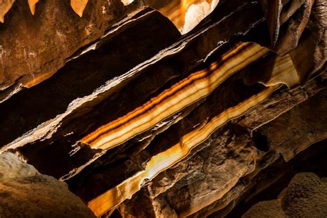 The Cave Bacon Formations At Shenandoah Caverns Virginia Shenandoah