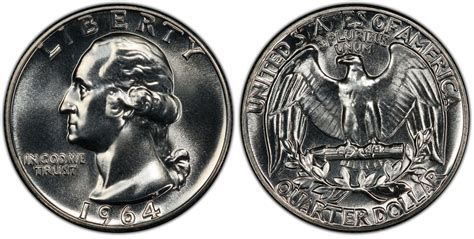 1964 25c Proof Washington Quarter Pcgs Coinfacts