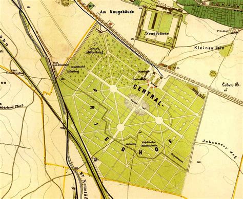 Historische Pläne Zentralfriedhof
