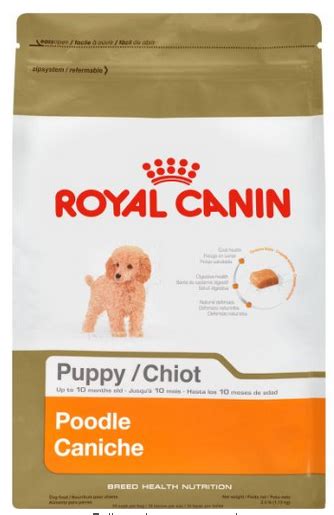 You can also check your pet food label and look to see if fish oil. Royal Canin Poodle Puppy Dry Dog Food, 2.5-Pound ...