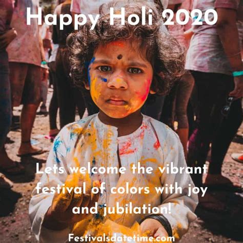 Holi 2020 Quotes And Wishes Festivals Date And Time