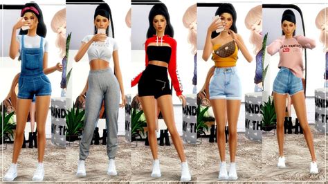 Everyday Outfit Ideas Lookbook The Sims 4 Cc Links