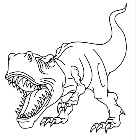 Giganotosaurus Coloring Pages Sketch Coloring Page