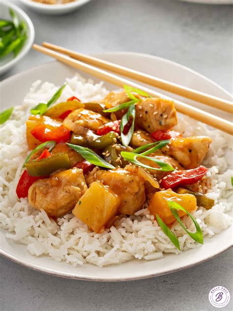 Easy Sweet And Sour Chicken Recipe Belly Full